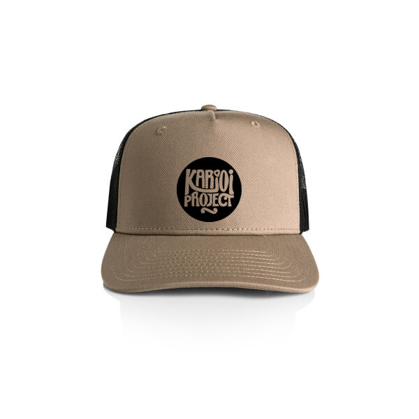 Contrast Trucker Cap - black logo Thumbnail