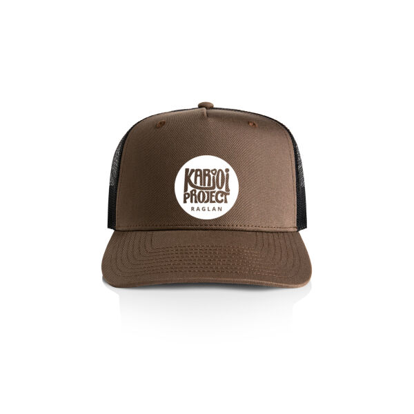 Contrast Trucker Cap - White print Thumbnail
